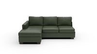Track Leather Laf Rev Chaise Sofa - Cheyenne Decoy