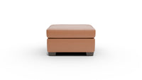 Track Leather Ottoman — tribeca-chestnut