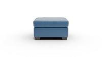 Track Leather Ottoman — tribeca-cobalt