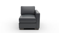 Track Leather Raf Chair — tribeca-black