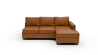 Track Leather Raf Rev Chaise Sofa - Clive Cinnamon