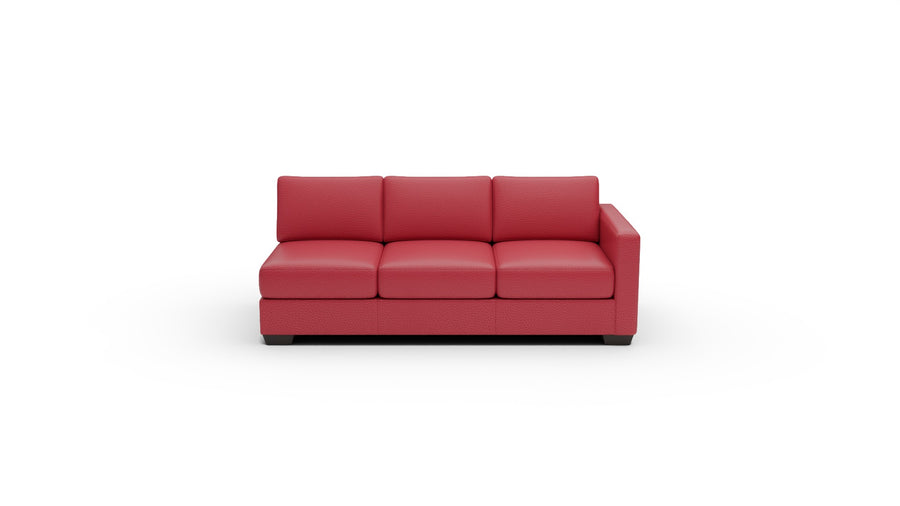 Track Leather Raf Sofa — tribeca-scarlet