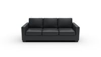 Track Leather Sofa — tribeca-black