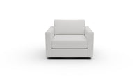 Track Leather Swivel Arm Chair — tribeca-chelsea