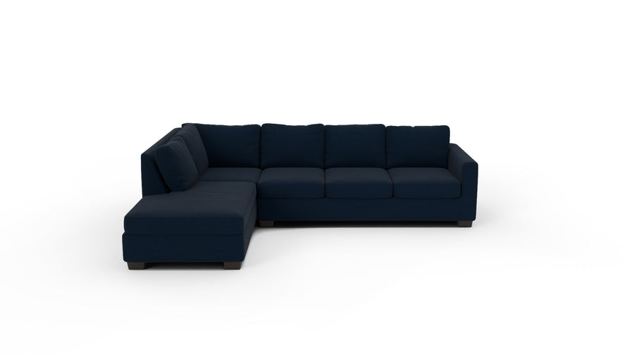 Track 121" Left Chaise Sleeper Sectional - Dream Eclipse