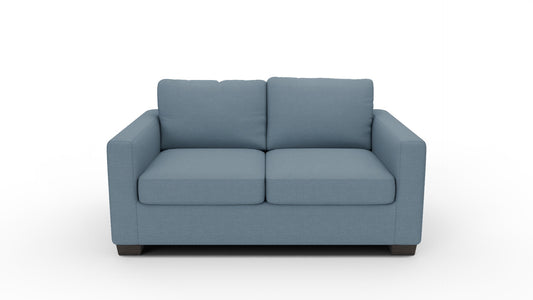 Track 62" Loveseat - Elliot French Blue