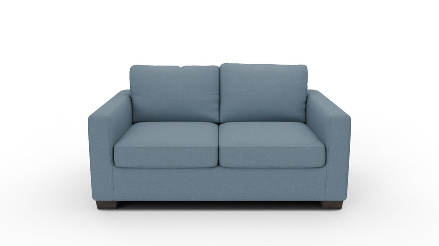 Track 62" Loveseat - Elliot French Blue