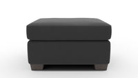 Track Ottoman - Superb Gunmetal