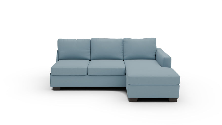 Track Raf Reversible Sofa Chaise — dream-french-blue