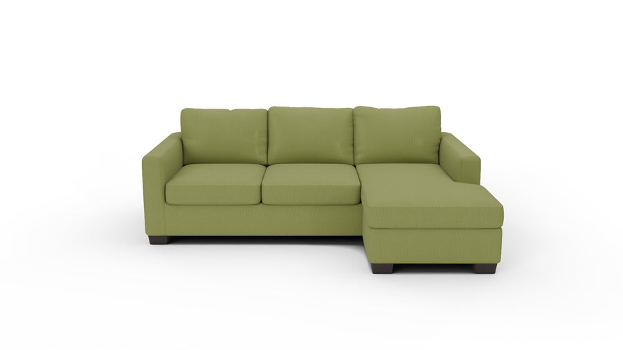 Track 87" Reversible Sofa Chaise - Dream Olive