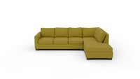 Track 121" Right Chaise Sleeper Sectional - Dream Apple