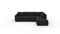 Track 121" Right Chaise Sleeper Sectional - Dream Onyx