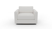 Track 36" Swivel Arm Chair - Camila Oyster