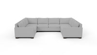 Track 141" Corner Sofa U Sectional - Dream Dove