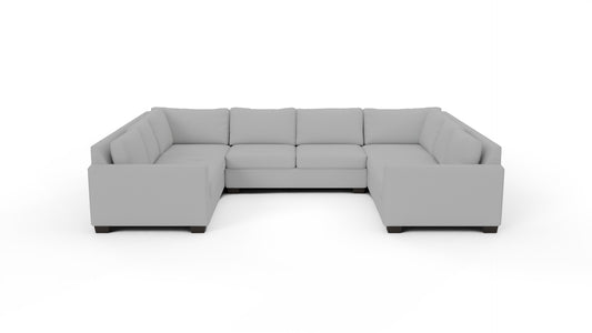 Track 141" Corner Sofa U Sectional - Dream Dove