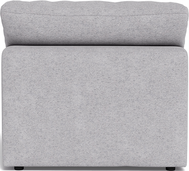 Fluffy Small Armless Chair - Toscana Otter