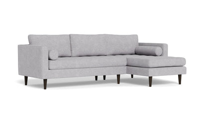 Ladybird 102" Right Chaise Sectional - Travis Pewter