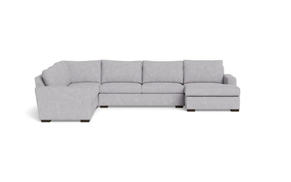 Mesa 156" Corner Sectionals w. Right Chaise - Travis Pewter