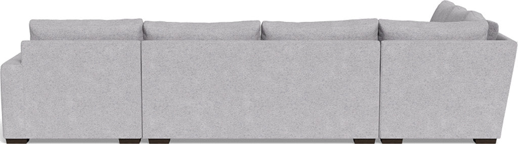 Mesa 156" Corner Sectionals w. Right Chaise - Travis Pewter