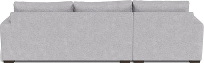 Mesa 123" Left Chaise Sectional - Travis Pewter