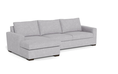 Mesa 123" Left Chaise Sectional - Travis Pewter
