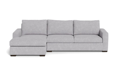 Mesa 123" Left Chaise Sectional - Travis Pewter