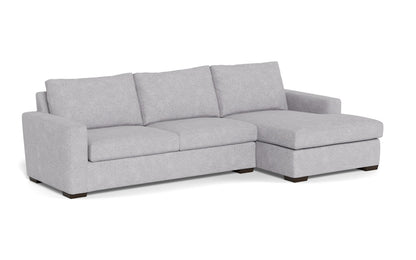 Mesa 123" Right Chaise Sectional - Travis Pewter