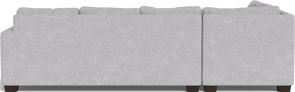 Track 121" Left Chaise Sleeper Sectional - Travis Pewter