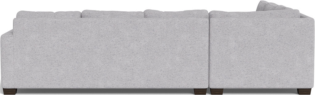 Track 121" Left Corner Sectional - Travis Pewter