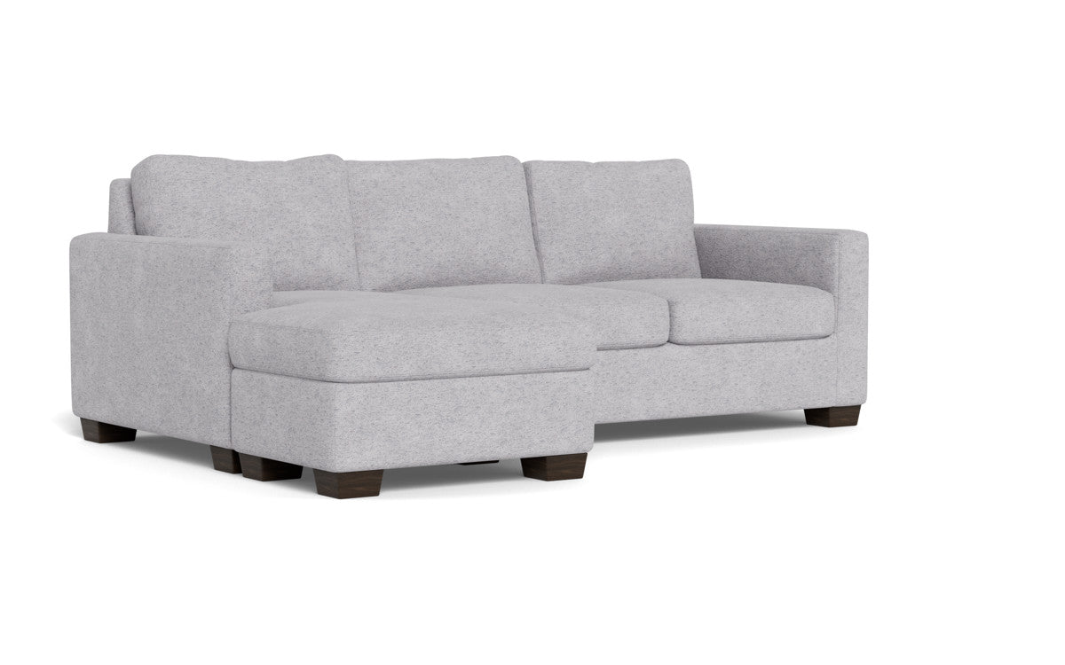 Track 87" Reversible Sofa Chaise - Travis Pewter