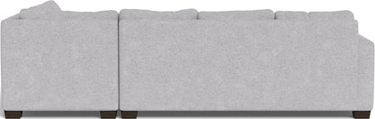 Track 121" Right Chaise Sleeper Sectional - Travis Pewter
