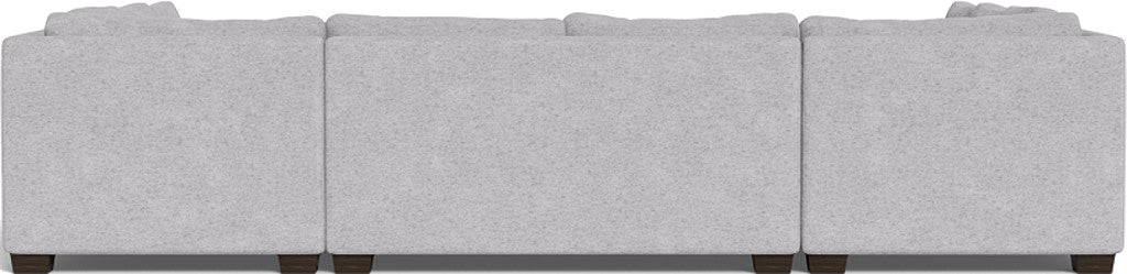 Track 141" Corner Sofa U Sectional - Travis Pewter