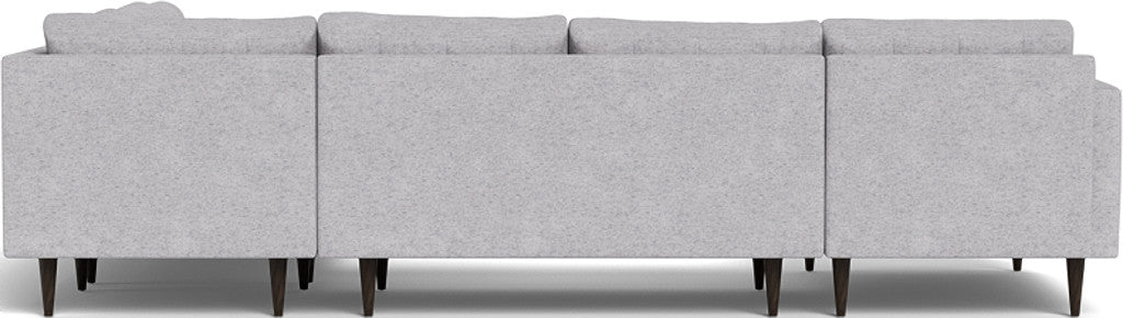 Wallace 130" Corner Sectionals w. Left Chaise - Travis Pewter