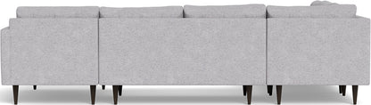 Wallace 130" Corner Sectionals w. Right Chaise - Travis Pewter