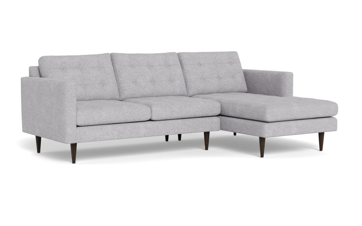 Wallace 98" Right Chaise Sectional - Travis Pewter