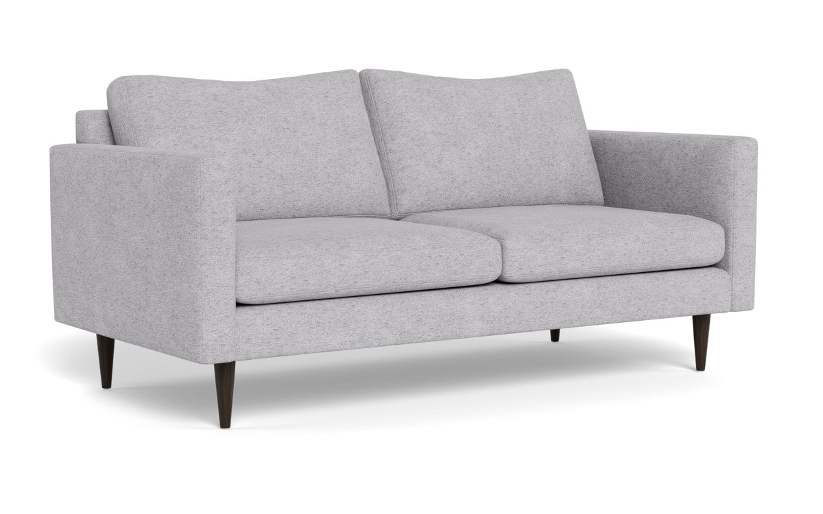 Wallace 74" Untufted Apartment Sofa - Travis Pewter