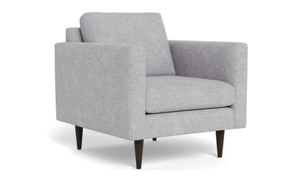 Wallace 34" Untufted Arm Chair - Travis Pewter