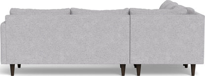 Wallace 102" Untufted Corner Sectional - Travis Pewter