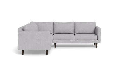 Wallace 102" Untufted Corner Sectional - Travis Pewter