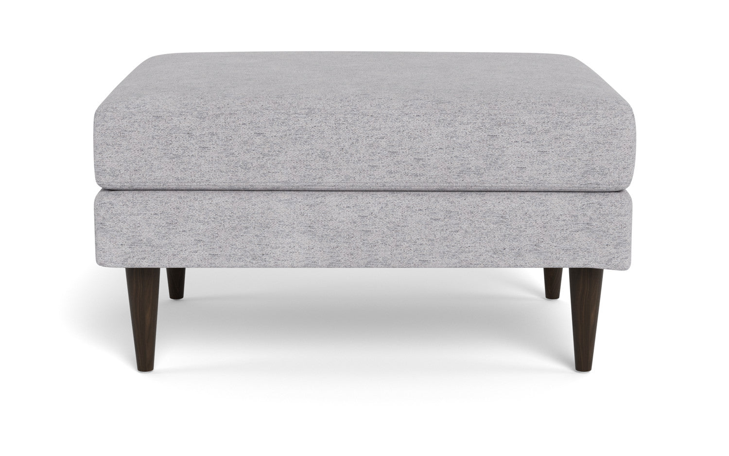 Wallace Untufted Ottoman - Travis Pewter