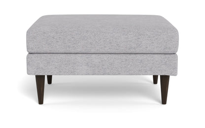 Wallace Untufted Ottoman - Travis Pewter