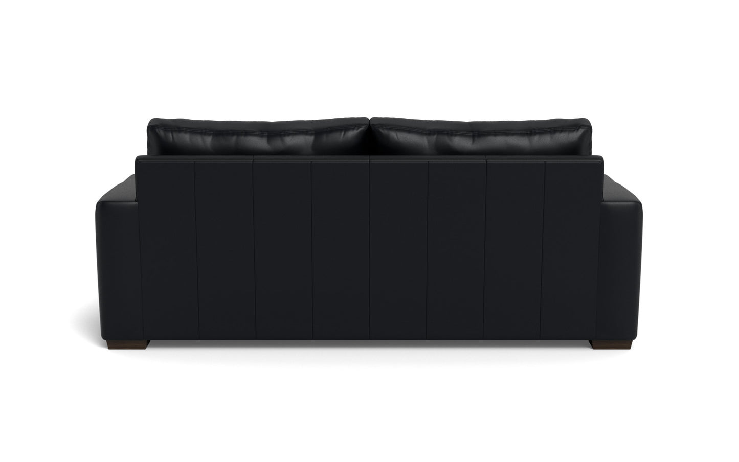 Mesa 88" Leather Sofa - Tribeca Black