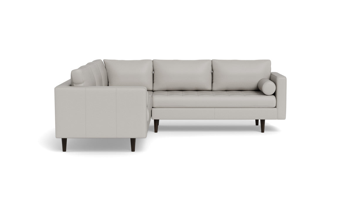 Ladybird 103" Leather Corner Sectional - Tribeca Chelsea