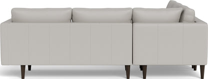 Ladybird 103" Leather Corner Sectional - Tribeca Chelsea