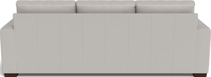 Mas Mesa 101" Deep Leather Estate Sofa - Tribeca Chelsea