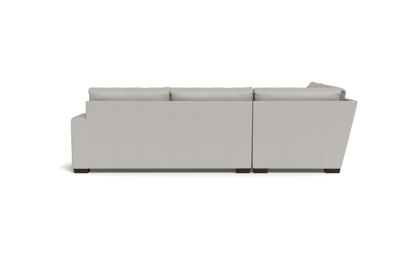 Mesa 121" Leather Corner Sectional - Tribeca Chelsea