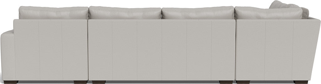 Mas Mesa 162" Deep Leather Corner Sectionals w. Right Chaise - Tribeca Chelsea