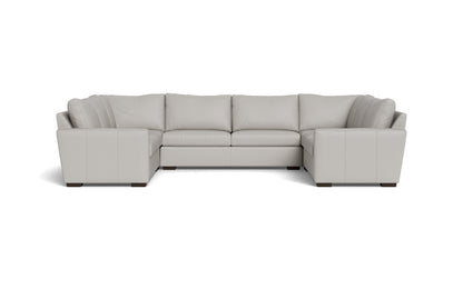 Mesa 154" Leather Condo U Sectional - Tribeca Chelsea