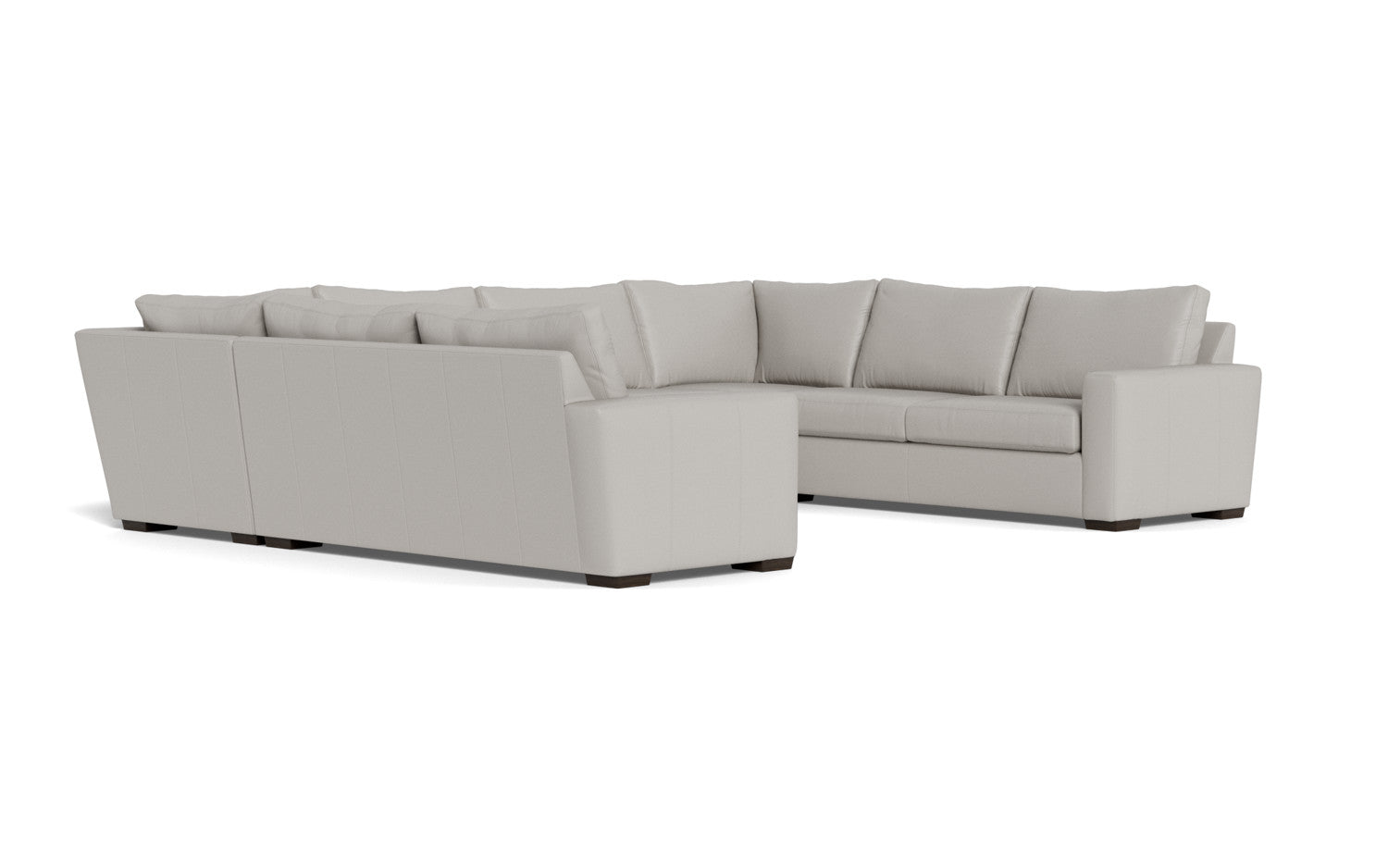 Mesa 154" Leather Condo U Sectional - Tribeca Chelsea