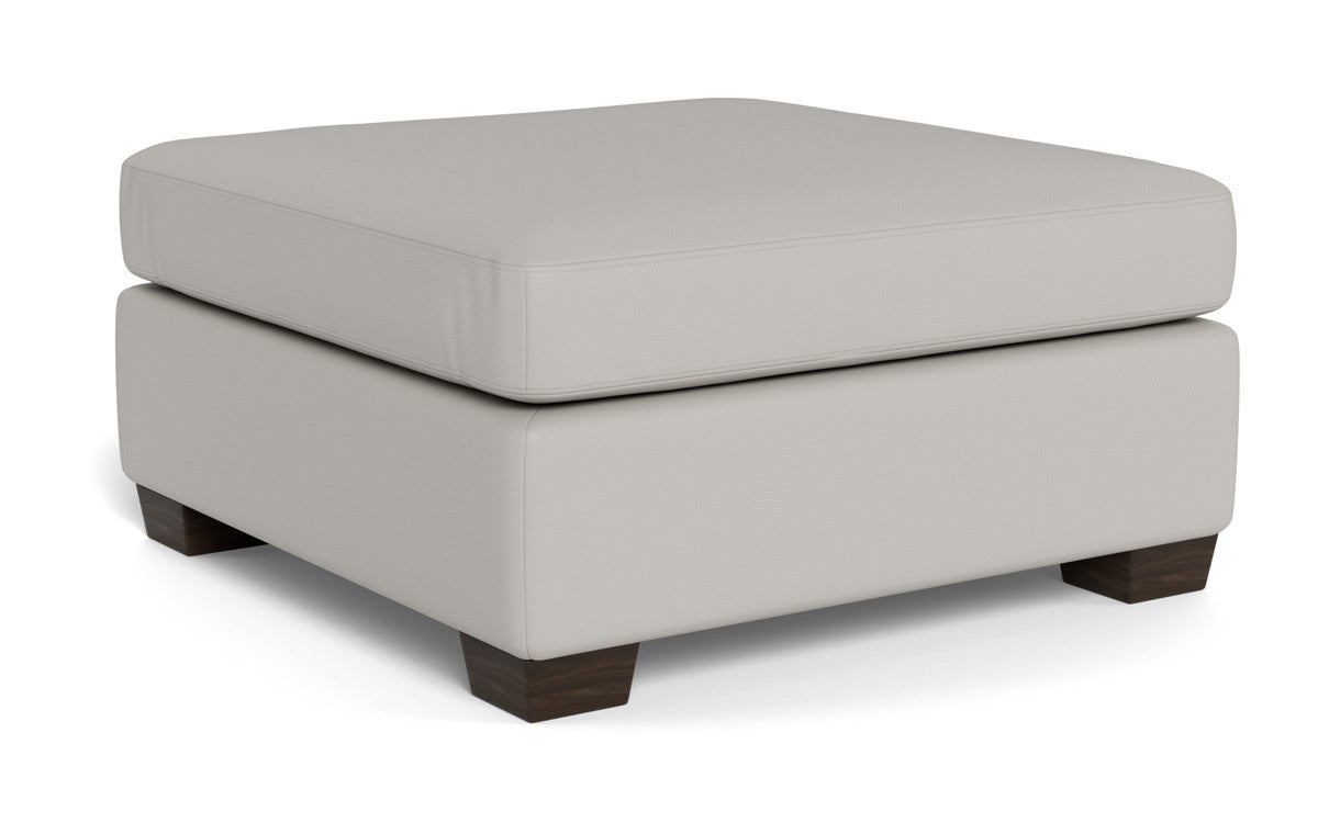 Track Leather Ottoman - Tribeca Chelsea